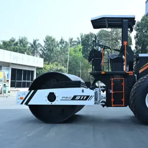 Phs Compactor PSC 911 Soil Compactor Drum Close-Up